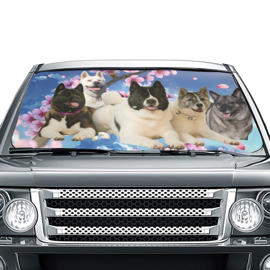 Custom Car Umbrella Sun Shade 58"x29" - WagALotBowWow