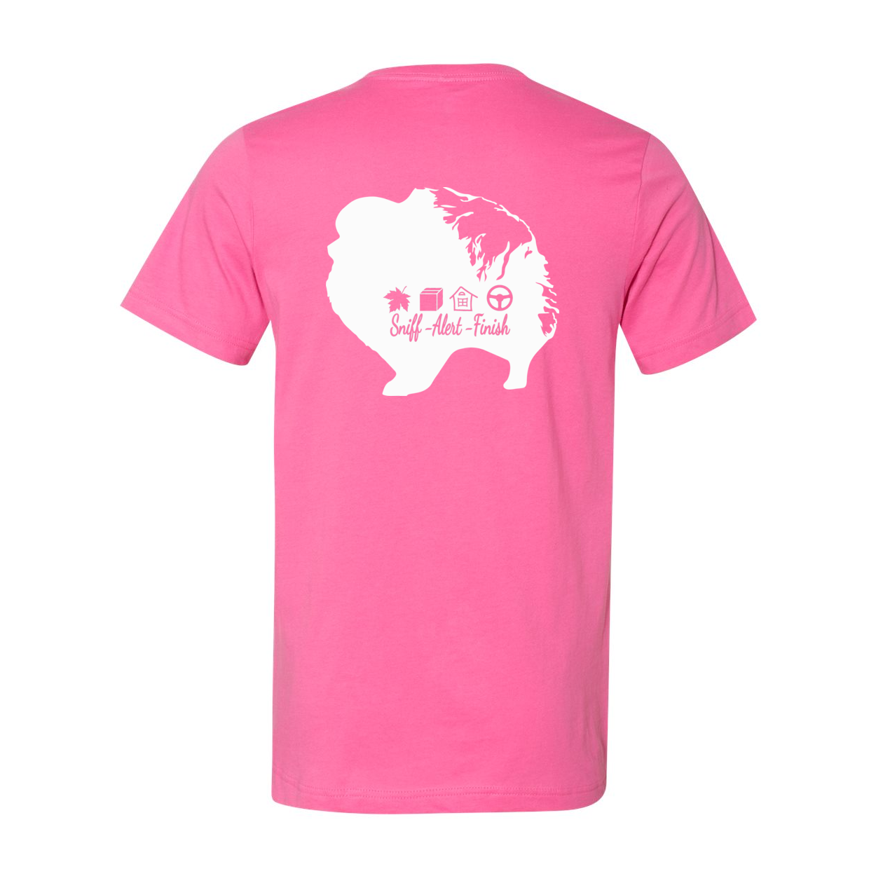 Pomeranian Scent F/B Unisex SS Jersey Tee - WagALotBowWow