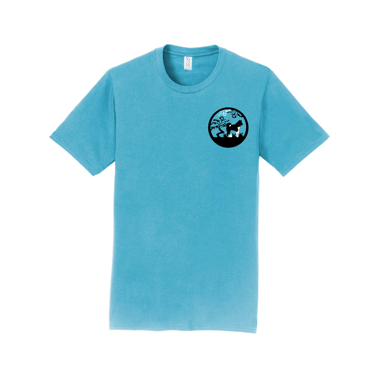 Akita Tree & Gate SS - WagALotBowWow