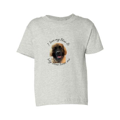 Love Blue Toddler Cotton Jersey Tee - WagALotBowWow