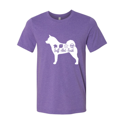 Akita Scent Sniff Unisex SS Jersey Tee - WagALotBowWow