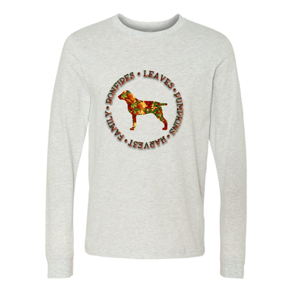 Fall Bracco Italiano Long Sleeve Jersey Tee - WagALotBowWow