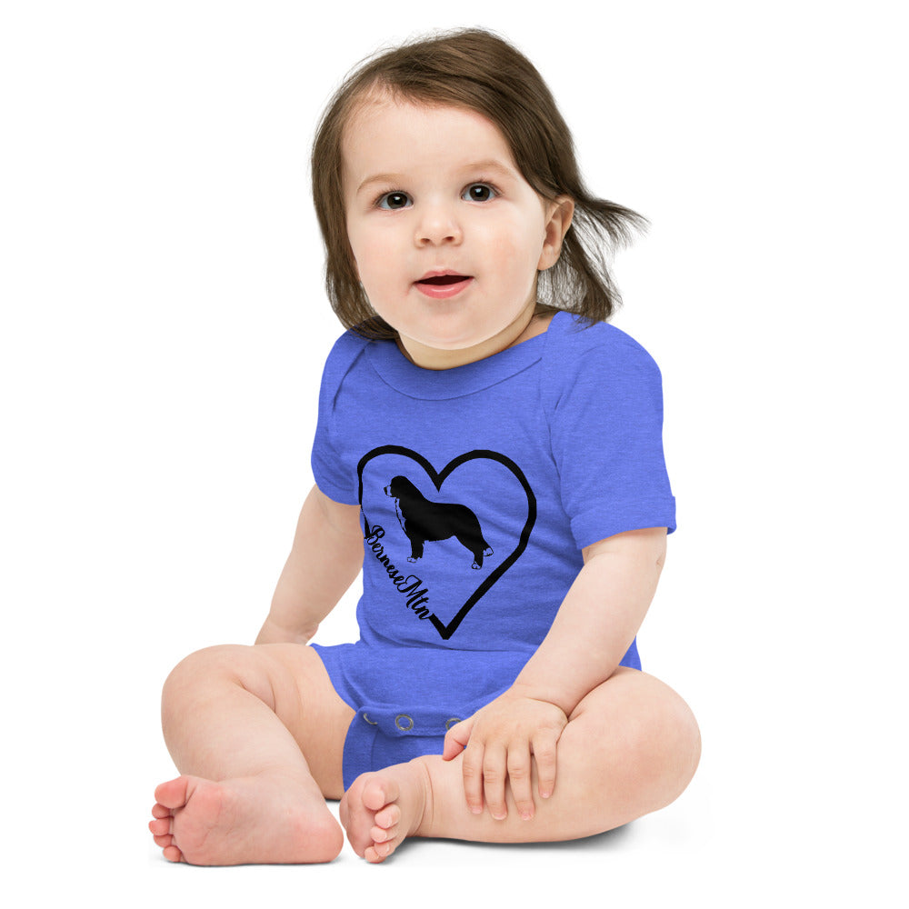 Bernse Mtn Baby short sleeve one piece - WagALotBowWow