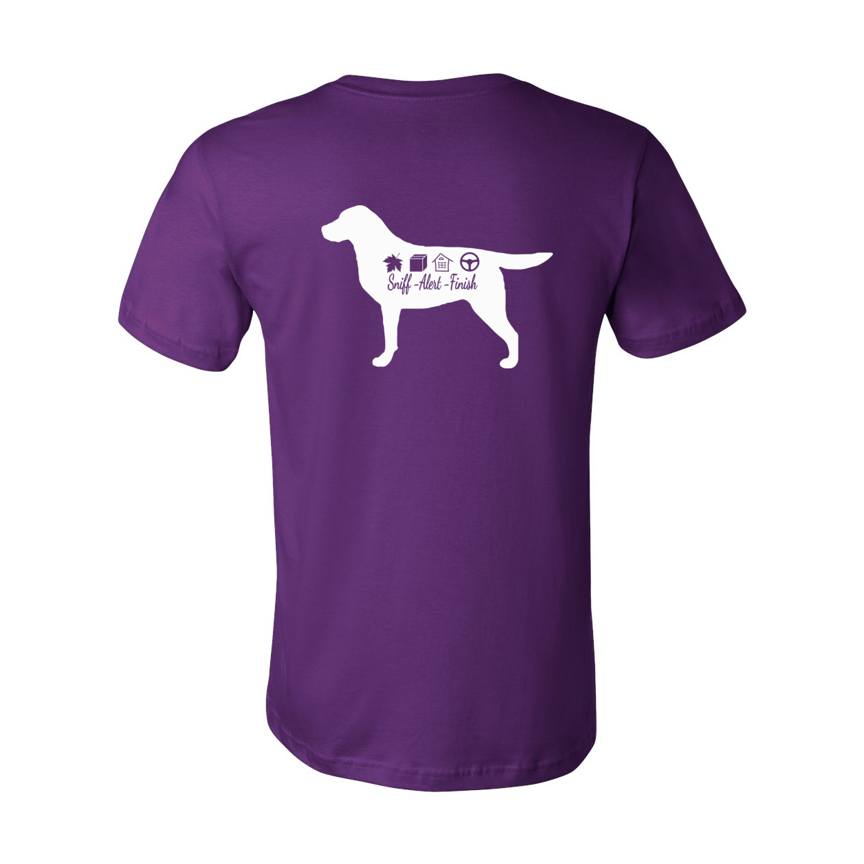 Labrador Scent F/B Unisex SS Jersey Tee - WagALotBowWow