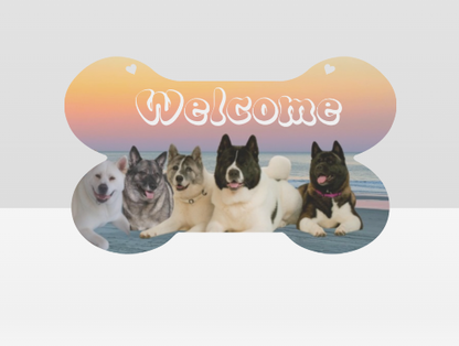 Custom Wooden Door Sign - WagALotBowWow