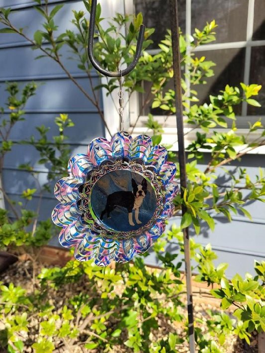 Boston Terrier Wind Spinner - WagALotBowWow