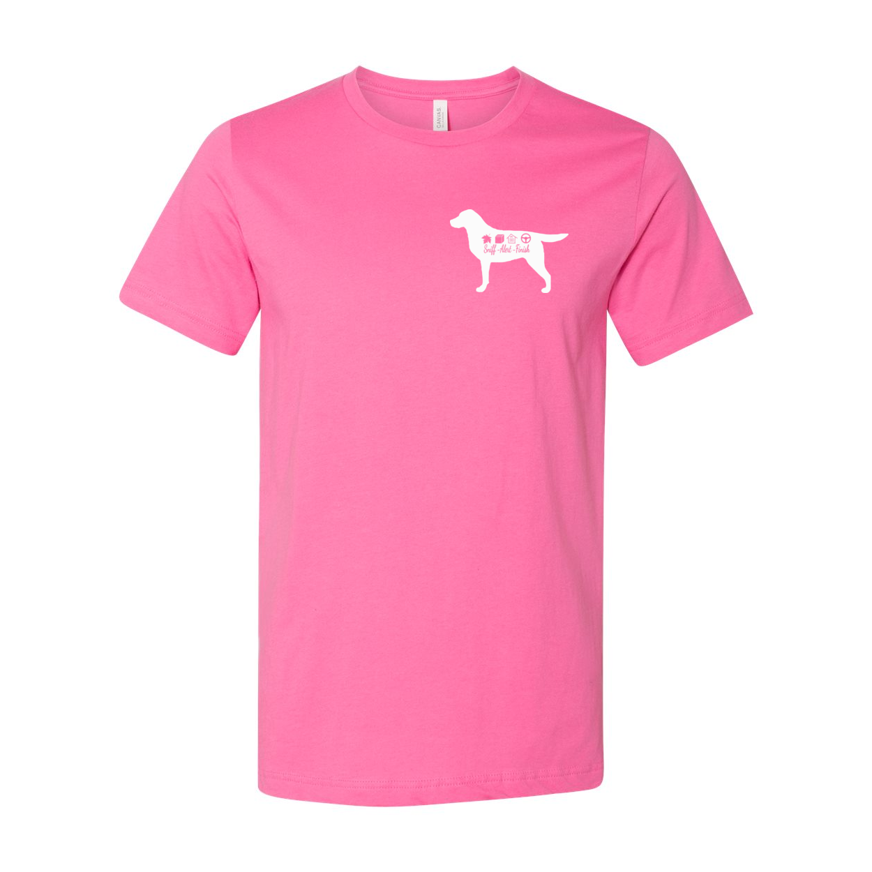 Labrador Scent F/B Unisex SS Jersey Tee - WagALotBowWow