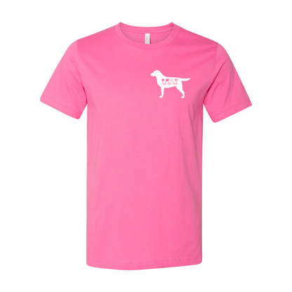 Labrador Scent F/B Unisex SS Jersey Tee - WagALotBowWow