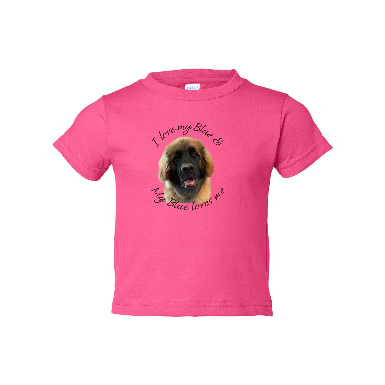 Love Blue Toddler Cotton Jersey Tee - WagALotBowWow