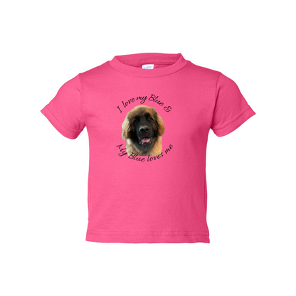 Love Blue Toddler Cotton Jersey Tee - WagALotBowWow