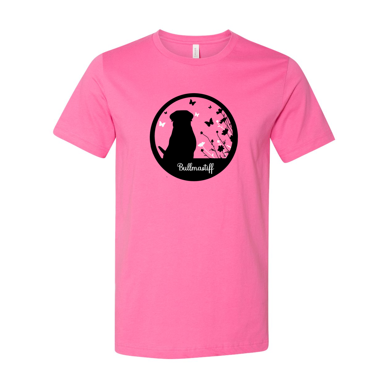 Bullmastiff Flowers Unisex SS 2XL,3XL,4XL - WagALotBowWow