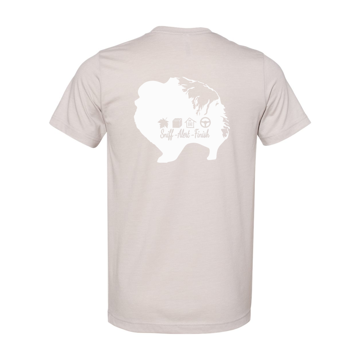 Pomeranian Scent F/B Unisex SS Jersey Tee - WagALotBowWow