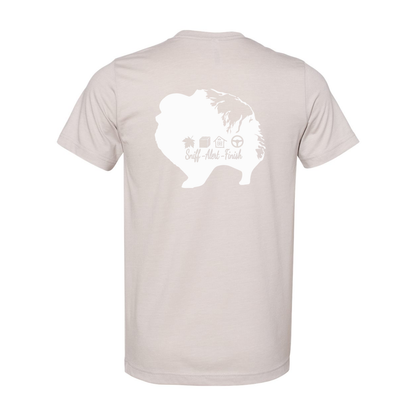 Pomeranian Scent F/B Unisex SS Jersey Tee - WagALotBowWow