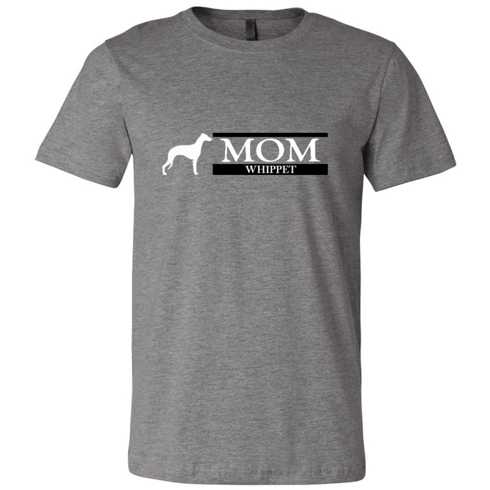 Whippet Mom White Unisex Short Sleeve Jersey Tee - WagALotBowWow