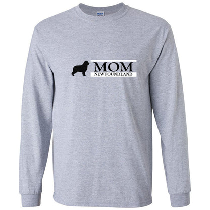 Newfoundland Mom Black Unisex Ultra Cotton Long Sleeve T-Shirt - WagALotBowWow