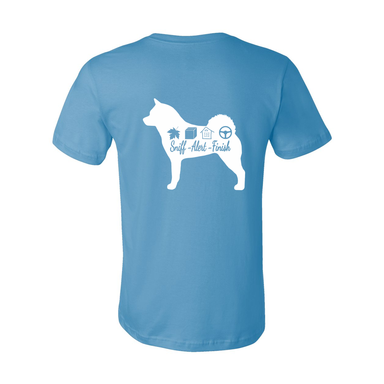 Akita Scent Sniff F/B Unisex SS Jersey Tee - WagALotBowWow