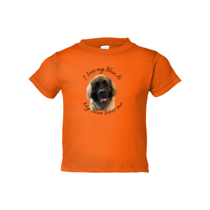 Love Blue Toddler Cotton Jersey Tee - WagALotBowWow