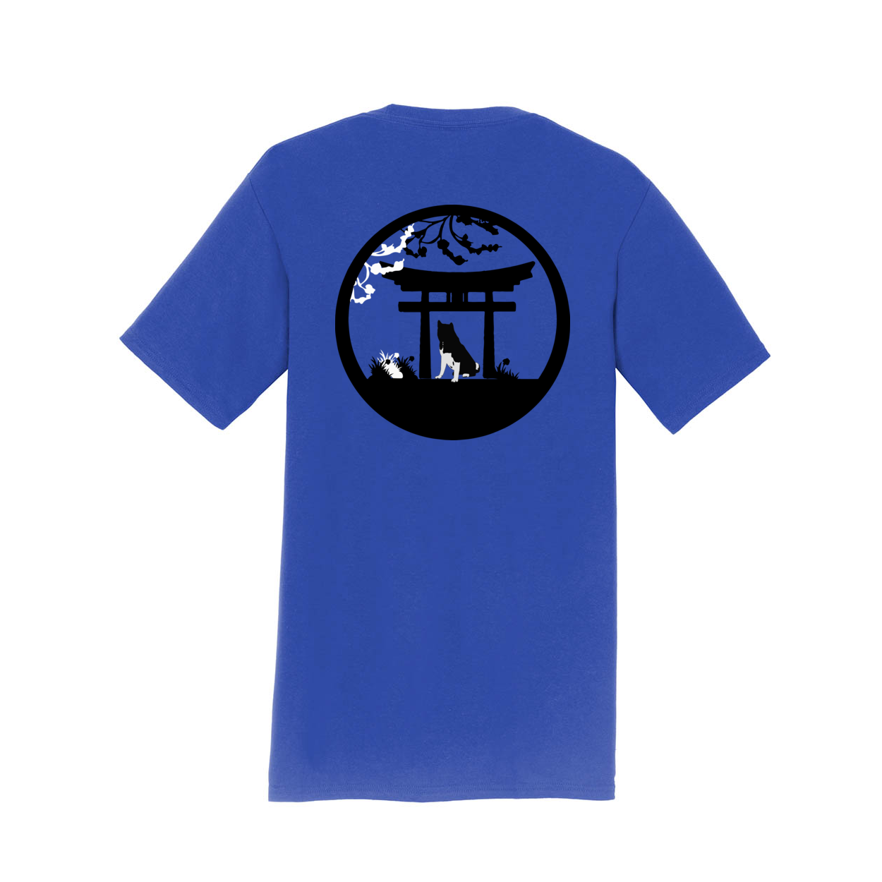 Akita Tree & Gate SS - WagALotBowWow