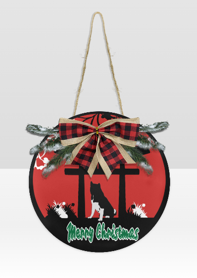 Custom Wooden Door Sign - WagALotBowWow