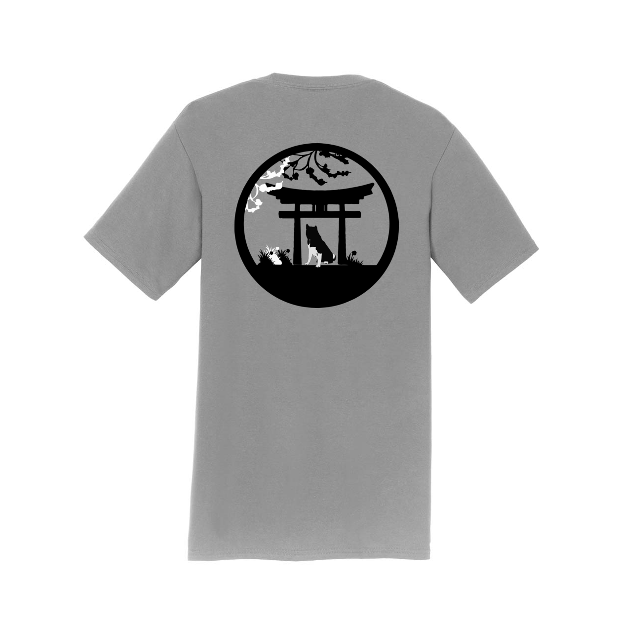 Akita Tree & Gate SS - WagALotBowWow