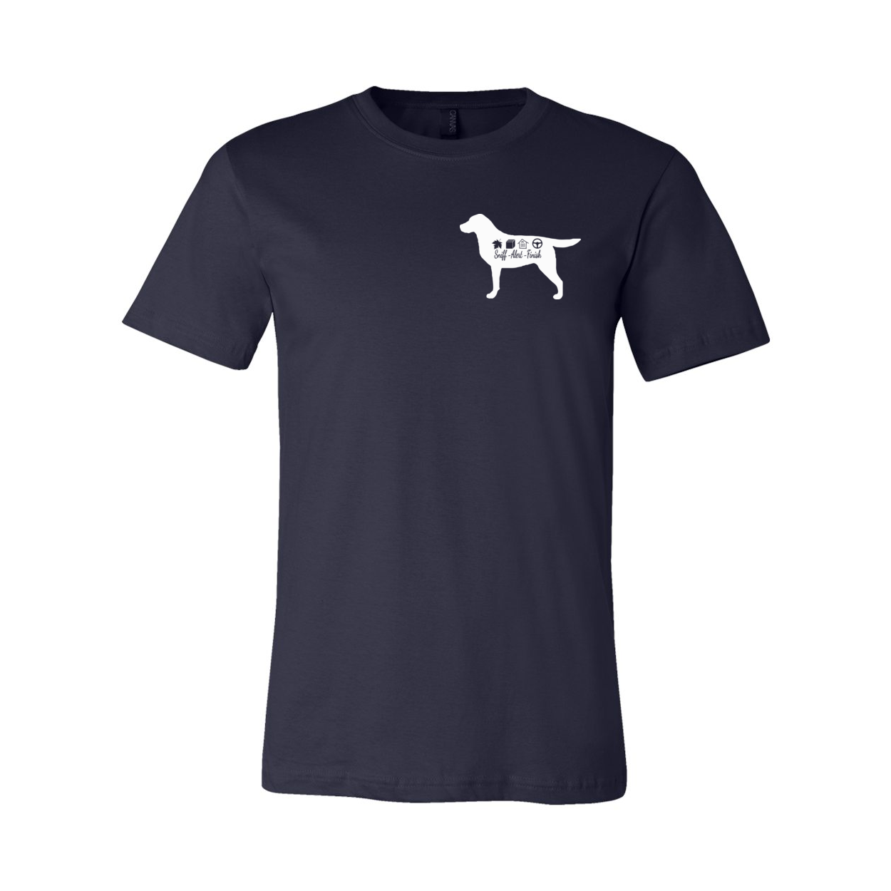 Labrador Scent F/B Unisex SS Jersey Tee - WagALotBowWow