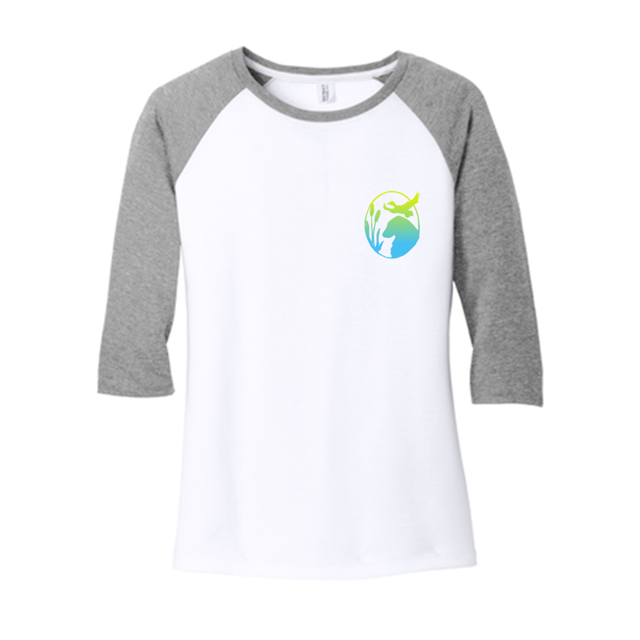 Flatty Life 3/4-Sleeve Raglan - WagALotBowWow