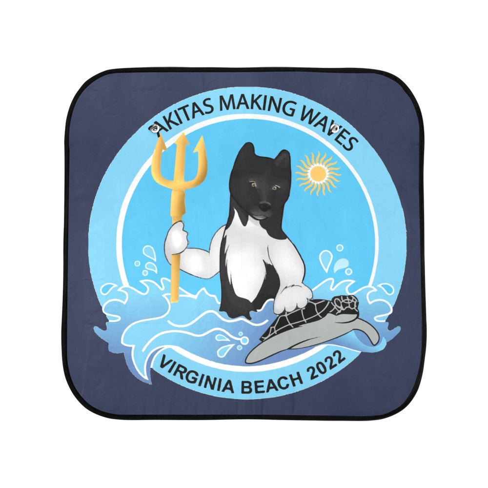 VA Beach Making Waves Car Shade (2 pieces) - WagALotBowWow