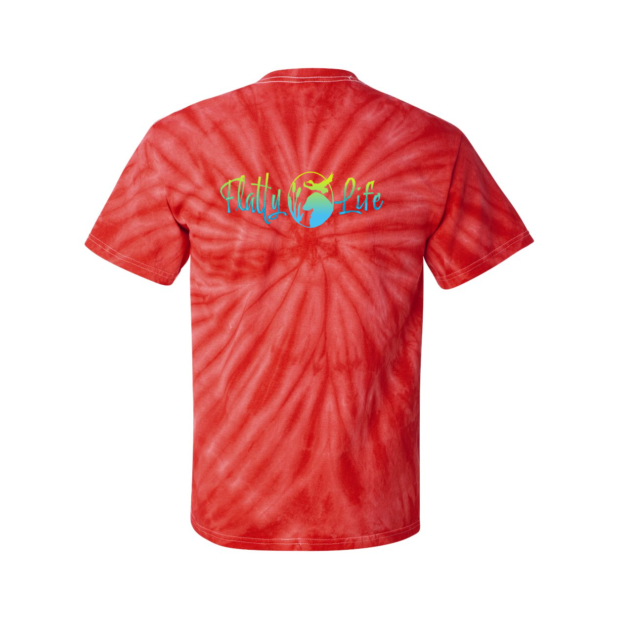 Flatty Life Front/Back Pinwheel SS T-Shirt - WagALotBowWow