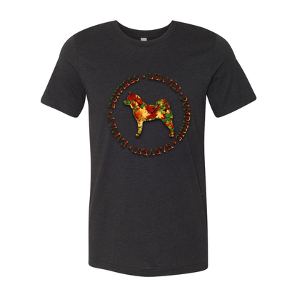 Akita Fall Unisex Short Sleeve Jersey Tee - WagALotBowWow