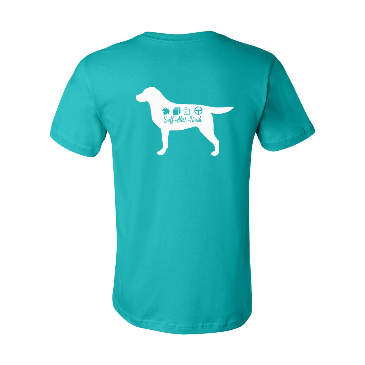 Labrador Scent F/B Unisex SS Jersey Tee - WagALotBowWow