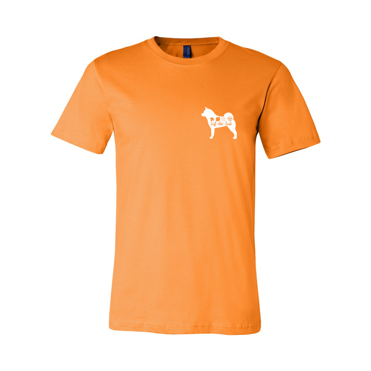 Akita Scent Sniff F/B Unisex SS Jersey Tee - WagALotBowWow