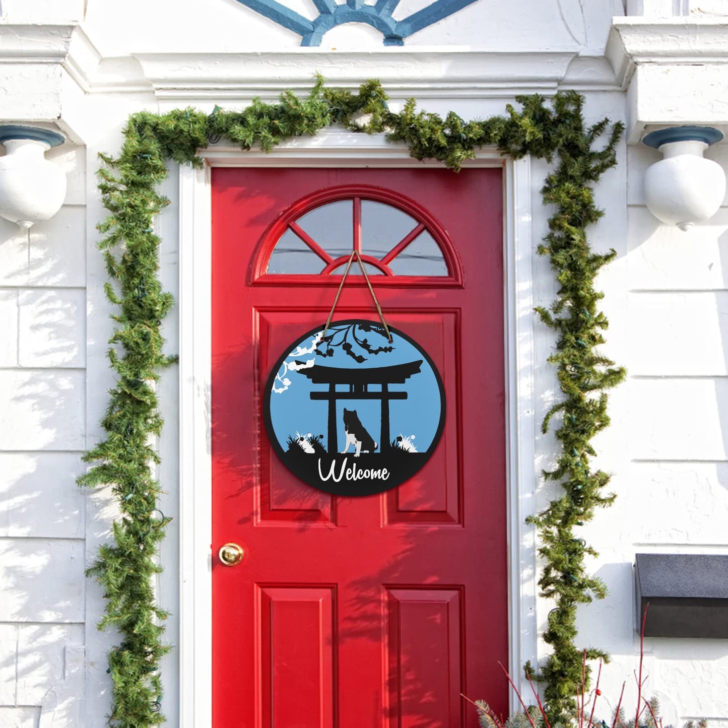 Custom Wooden Door Sign - WagALotBowWow