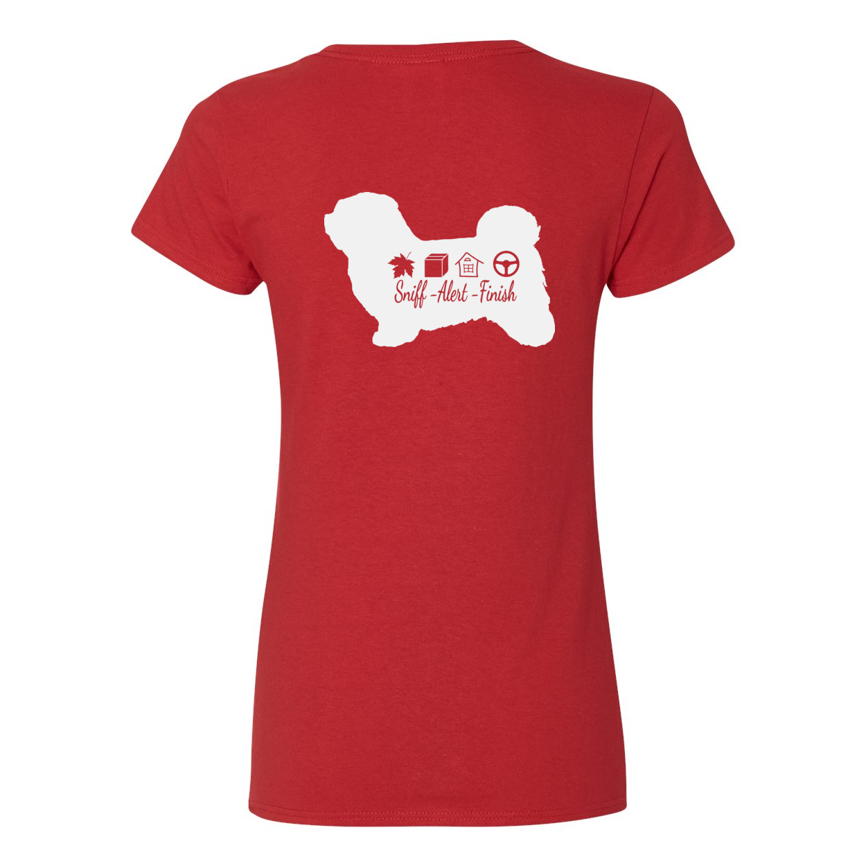 Havanese Scent F/B Women's V-Neck T-Shirt - WagALotBowWow