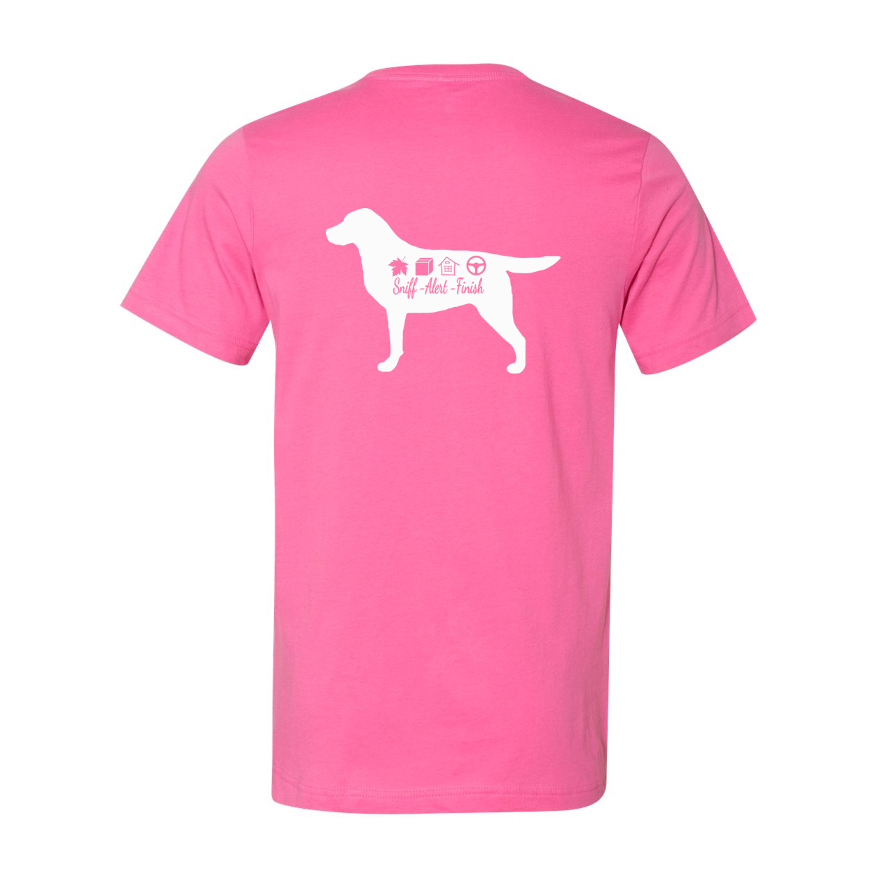 Labrador Scent F/B Unisex SS Jersey Tee - WagALotBowWow
