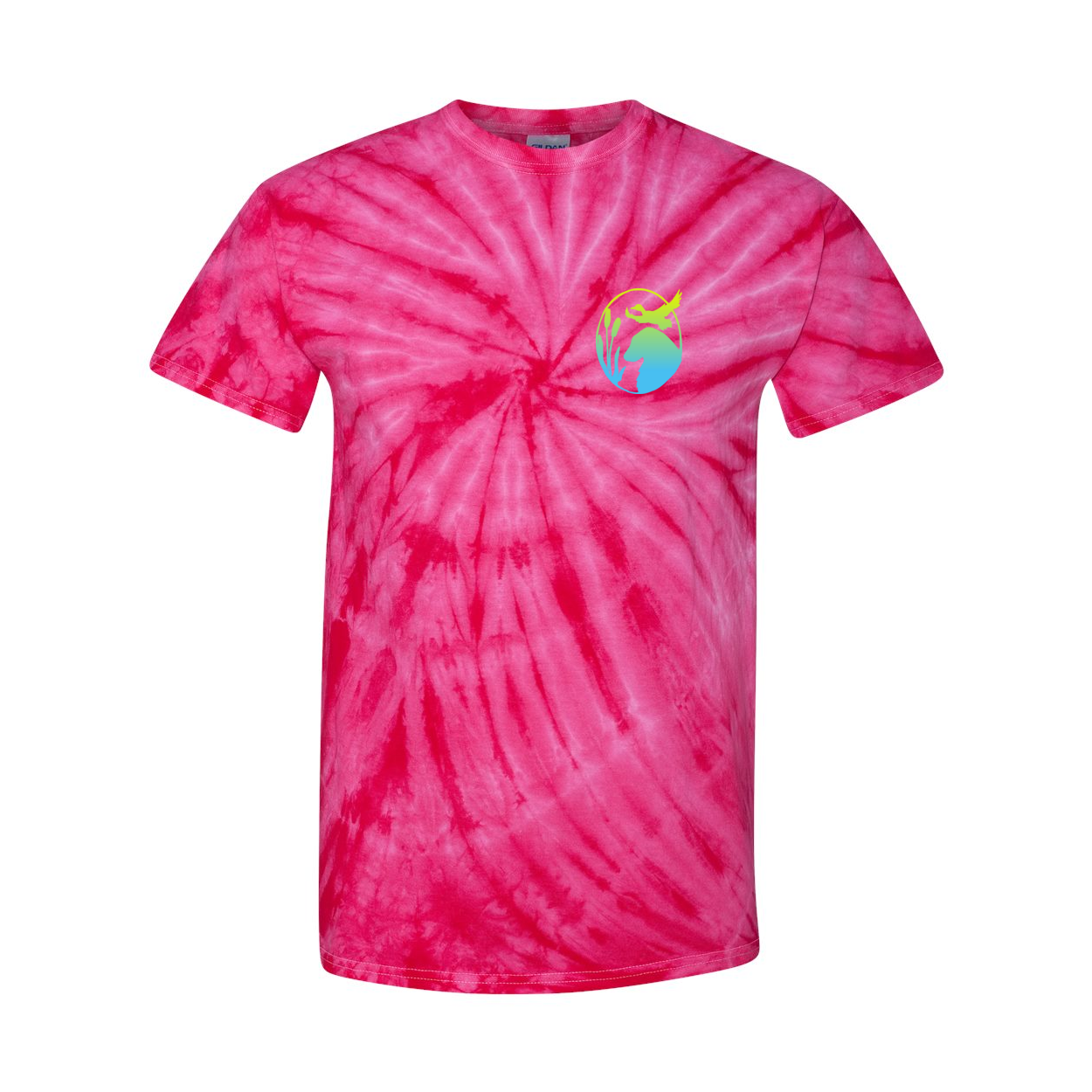 Flatty Life Front/Back Pinwheel SS T-Shirt - WagALotBowWow