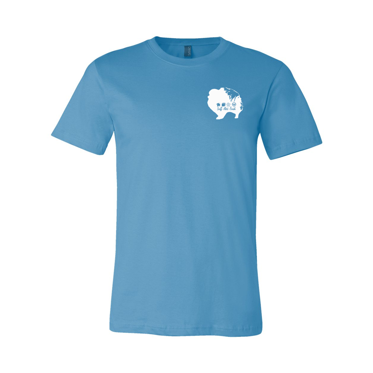 Pomeranian Scent F/B Unisex SS Jersey Tee - WagALotBowWow