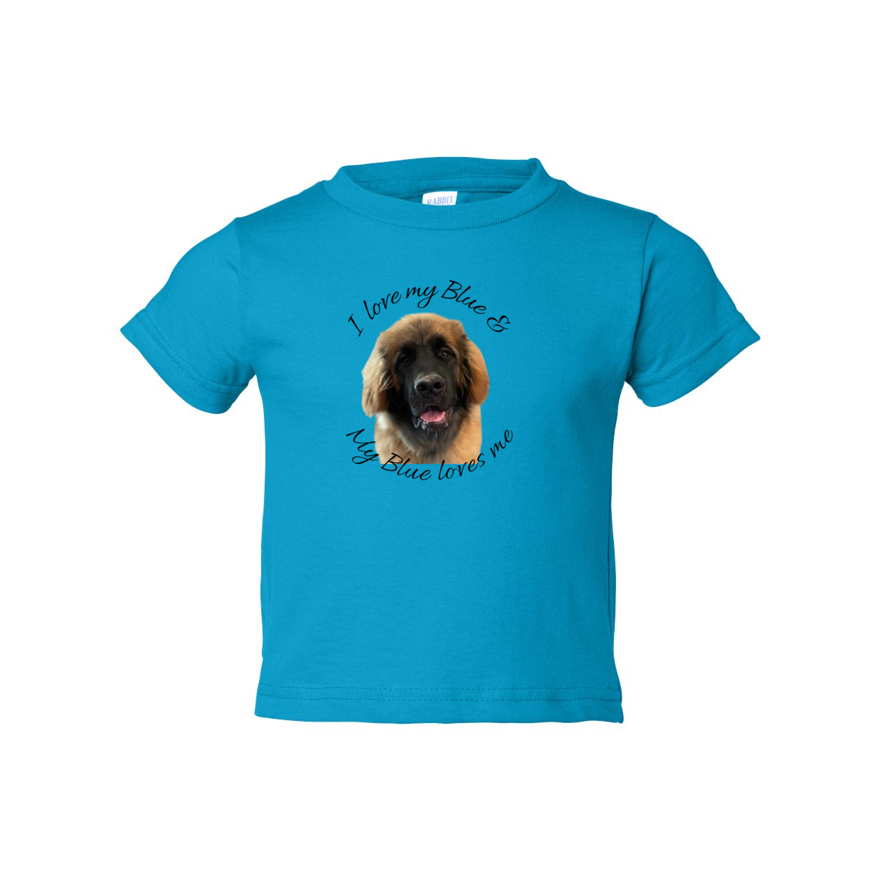 Love Blue Toddler Cotton Jersey Tee - WagALotBowWow