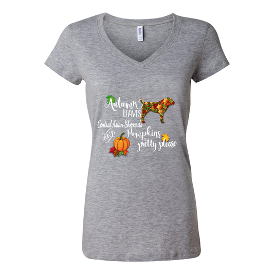 CAS Autumn Short Sleeve Jersey V-Neck Tee - WagALotBowWow