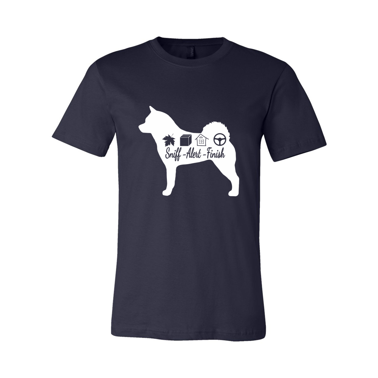 Akita Scent Sniff Unisex SS Jersey Tee - WagALotBowWow