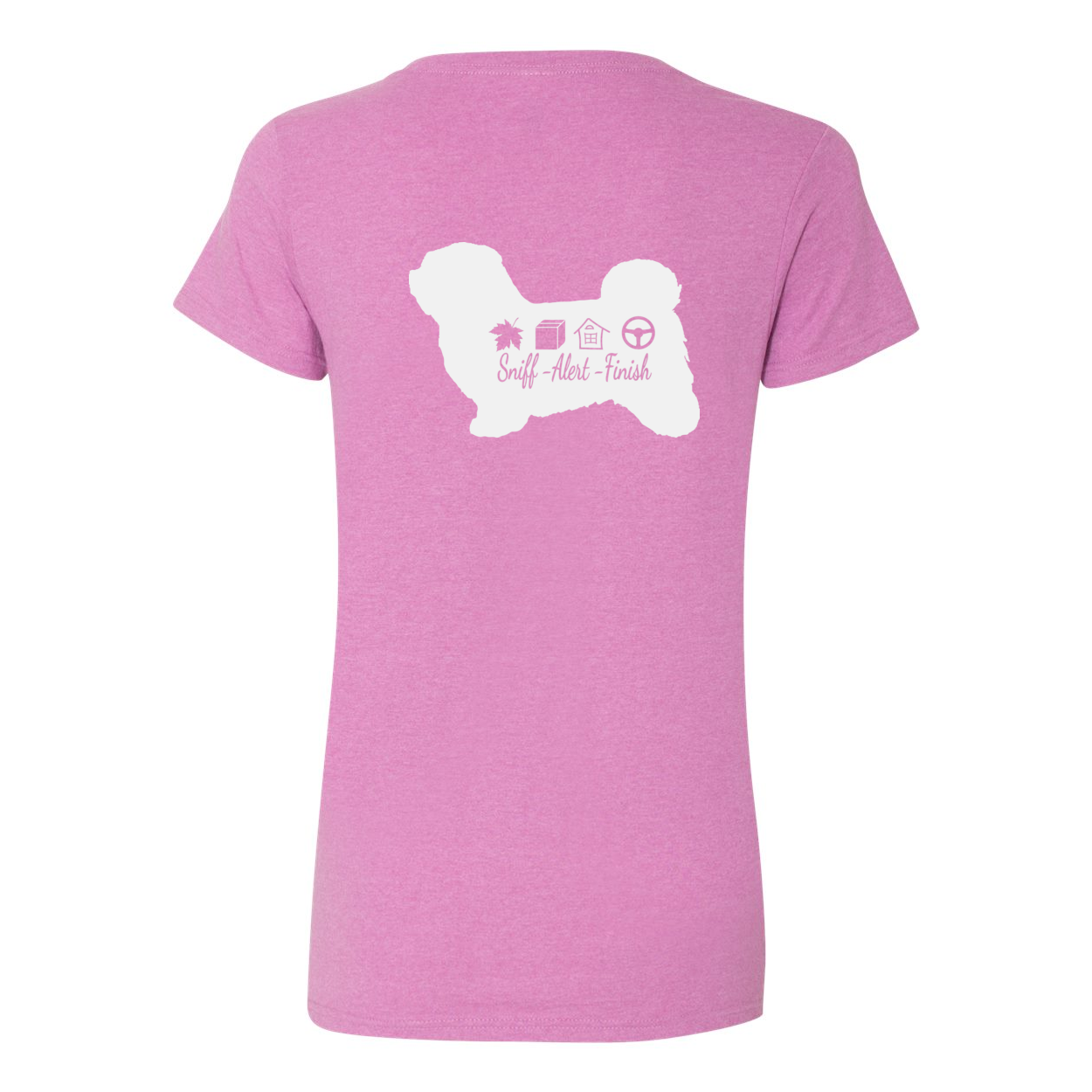 Havanese Scent F/B Women's V-Neck T-Shirt - WagALotBowWow