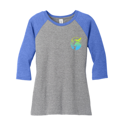 Flatty Life 3/4-Sleeve Raglan - WagALotBowWow