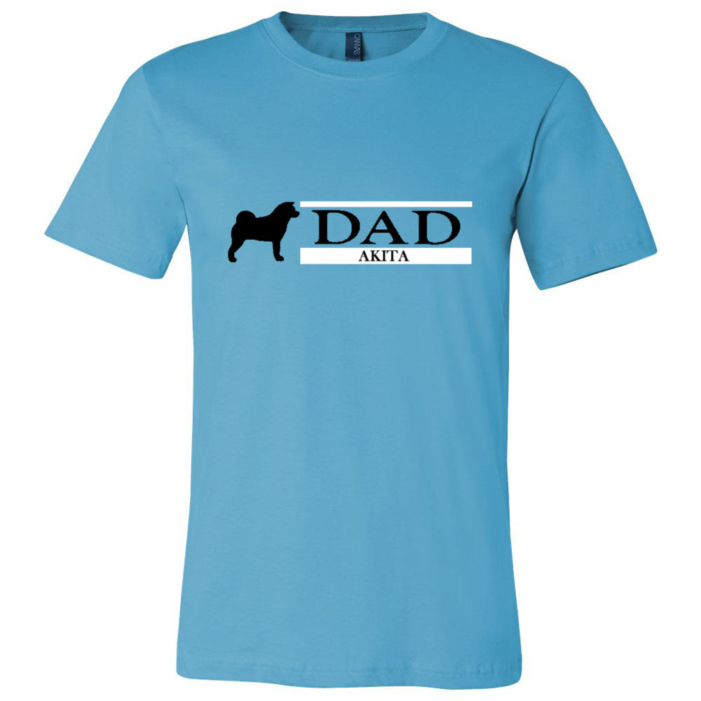 Akita Dad Unisex Short Sleeve Jersey Tee - WagALotBowWow