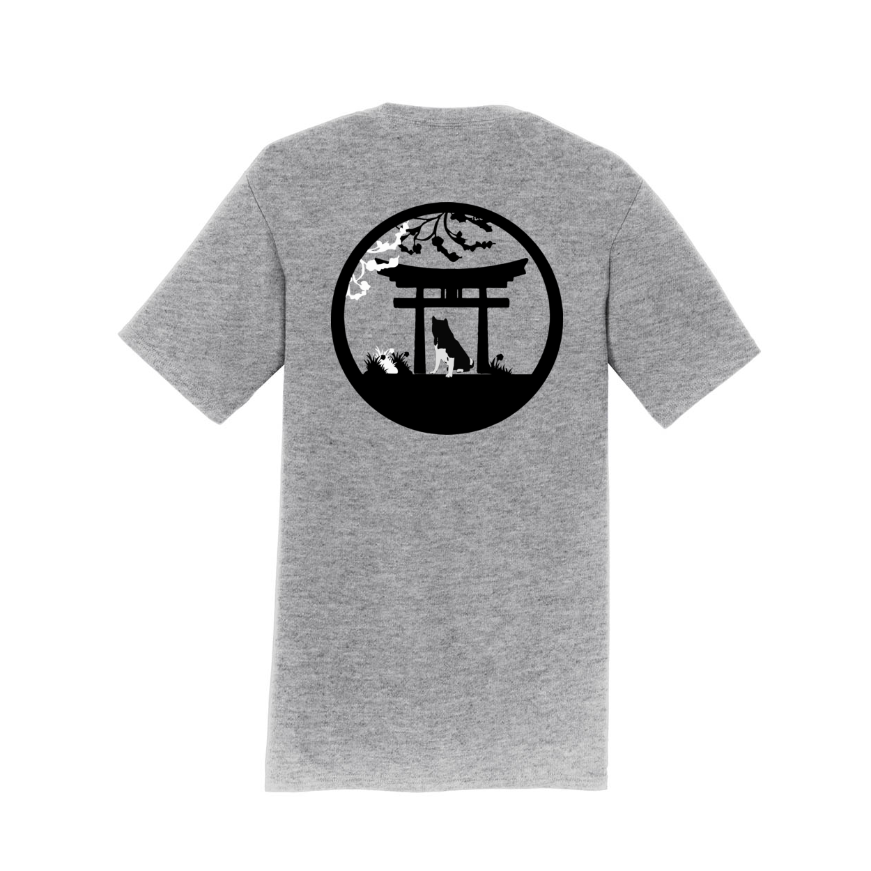 Akita Tree & Gate SS - WagALotBowWow