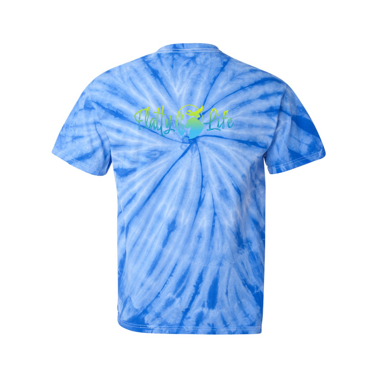 Flatty Life Front/Back Pinwheel SS T-Shirt - WagALotBowWow