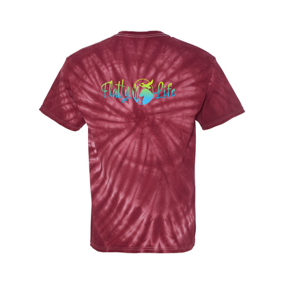 Flatty Life Front/Back Pinwheel SS T-Shirt - WagALotBowWow