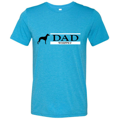 Whippet Dad Unisex Triblend Short Sleeve Tee - WagALotBowWow