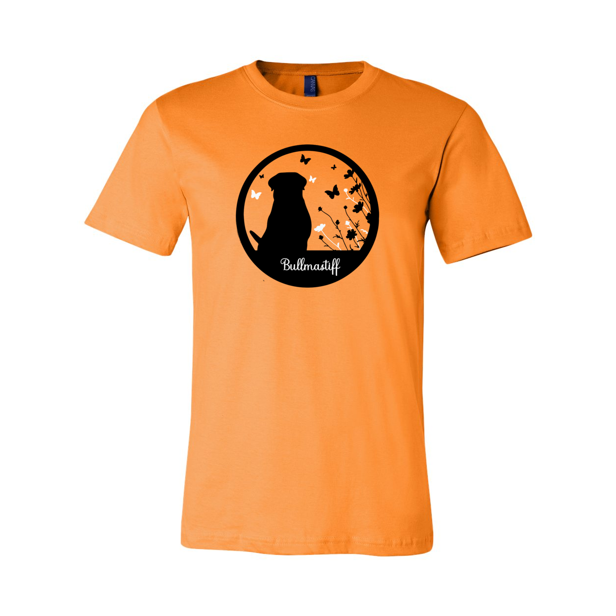 Bullmastiff Flowers Unisex SS S,M,L,XL - WagALotBowWow