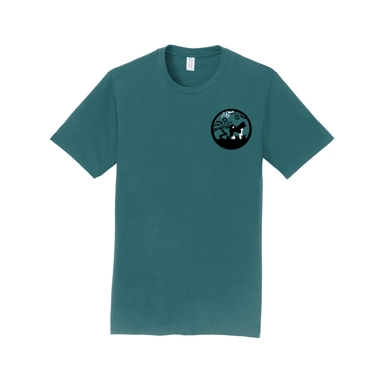 Akita Tree & Gate SS - WagALotBowWow