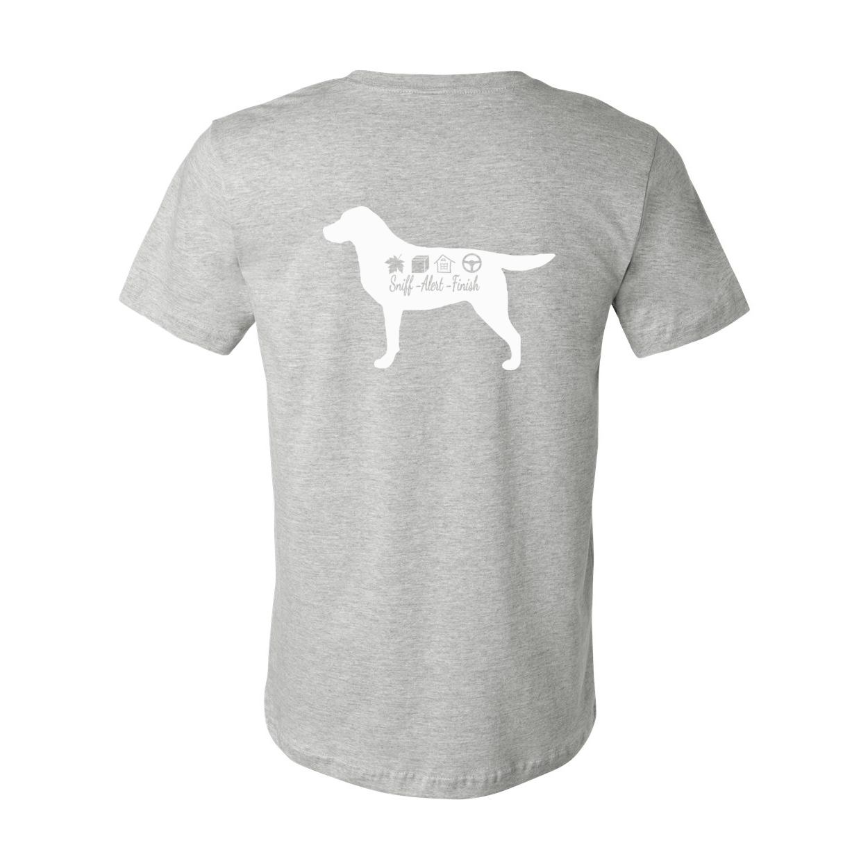 Labrador Scent F/B Unisex SS Jersey Tee - WagALotBowWow