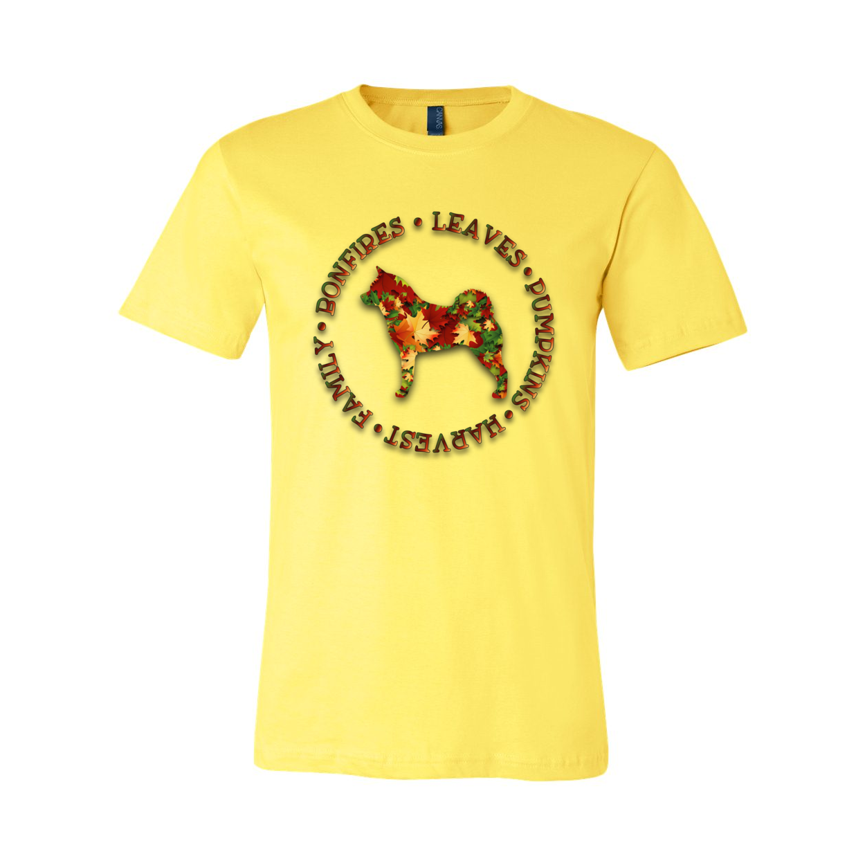 Akita Fall Unisex Short Sleeve Jersey Tee - WagALotBowWow